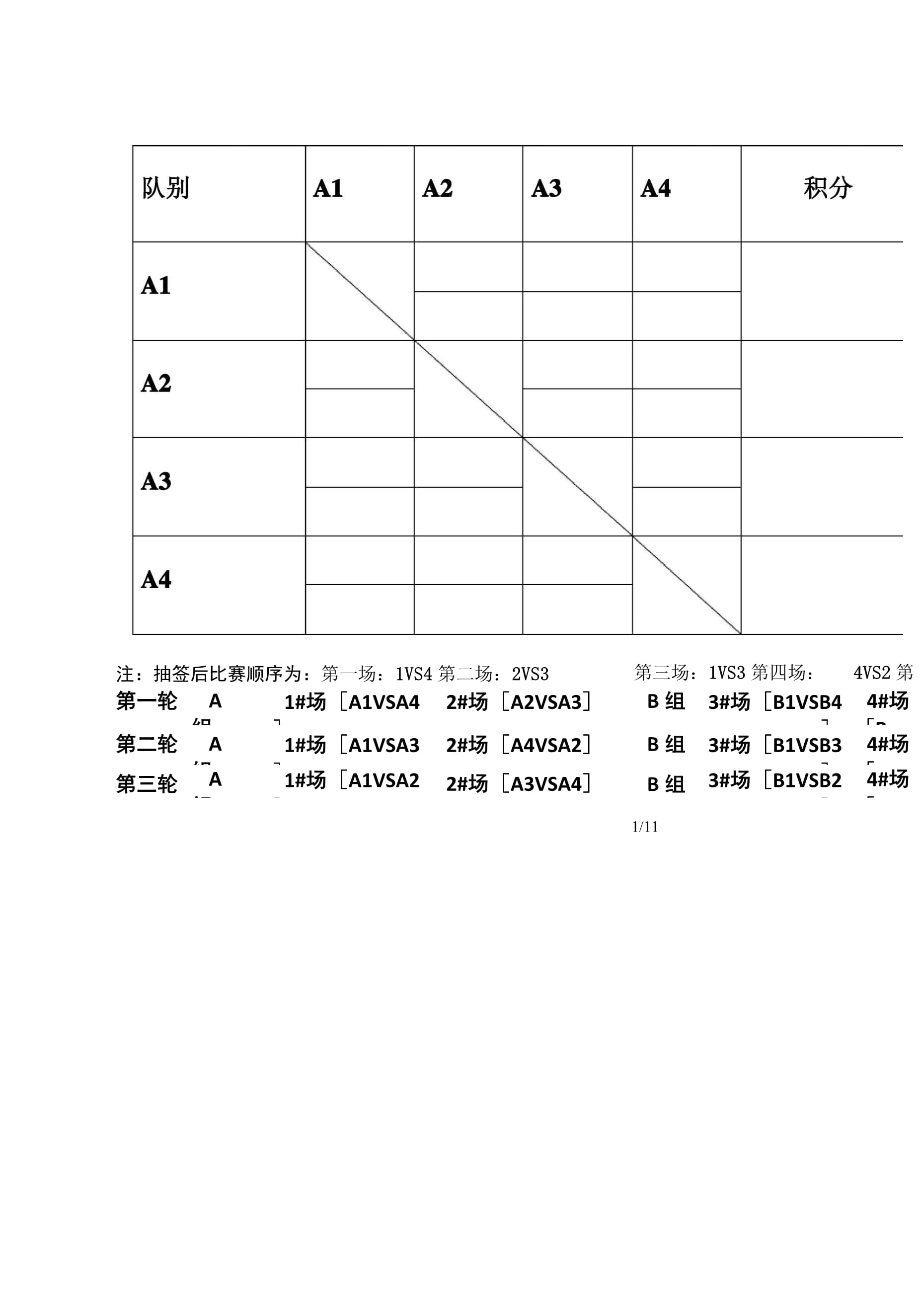 体育单循环比赛编排,体育比赛单循环是什么意思